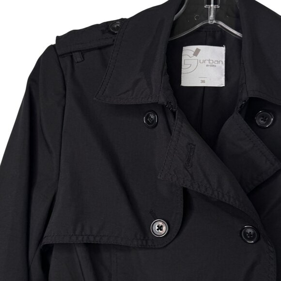 G’Urban By Gemo Classic Double Breasted Belted Trench Coat Size 36 - Picture 3 of 7